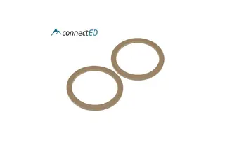 ConnectED MDF høyttaleradaptere 165mm Universale høyttalerringer 8mm dybde