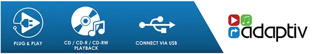 CONNECTS2 ADAPTIV CD vis USB 