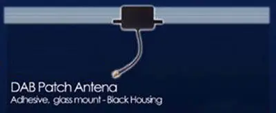 CONNECTS2 DAB-antenne - SMA For montering på glassrute 