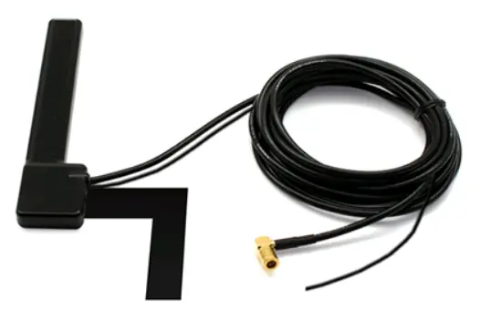 CONNECTS2 DAB-antenne SMB SAD7 Diskret aktiv vindusantenne m/separat 12 