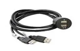 CONNECTS2 USB/AUX Skjøteledning USB kontakter for innfelling 