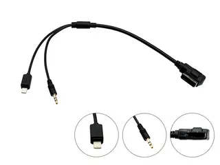 CONNECTS2 AMI/MDI - Lightning &amp; AUX Audi m/RNS-E