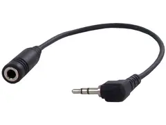 CONNECTS2 Mini-jack overgang 3,5mm hunn --> 2,5mm hann