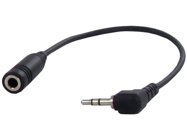 CONNECTS2 Mini-jack overgang 3,5mm hunn --> 2,5mm hann 
