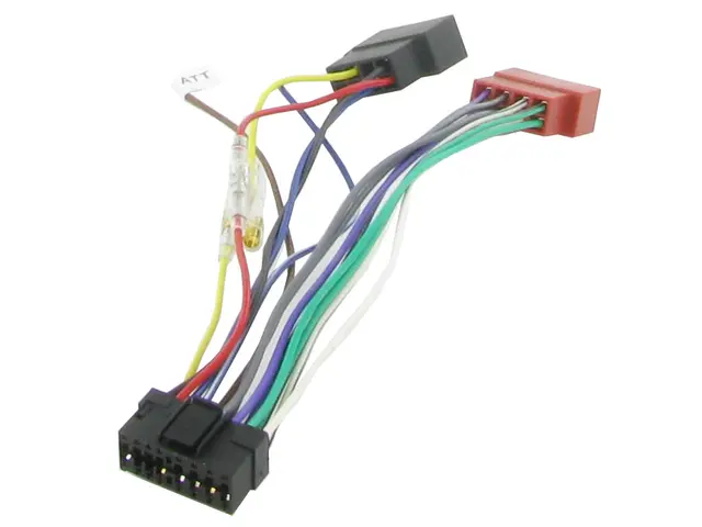 CONNECTS2 Sony ISO-kabel 16pins m/sikring plassert på langsiden 