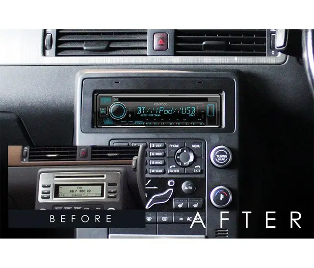 CONNECTS2 komplett monteringskit 1-DIN Volvo 2007 - 2011 m/aktive høyttalere 