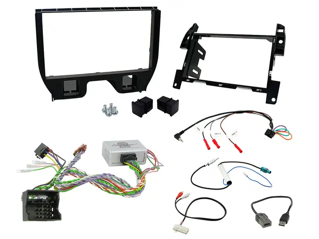 CONNECTS2 komplett monteringskit 2-DIN Citroen C3/DS3 (2010-->) m/Ryggesensorer 