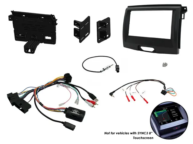 CONNECTS2 komplett monteringskit 2-DIN Ford Ranger (2016 -->) u/Ford Sync3 