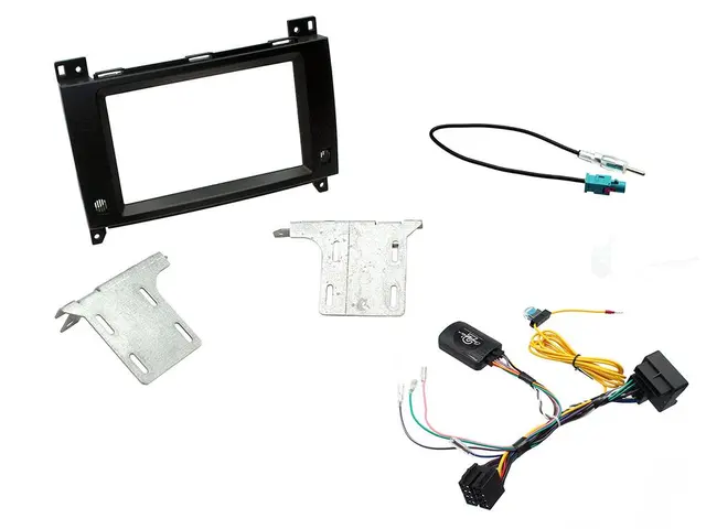 CONNECTS2 komplett monteringskit 2-DIN Vito W447 2015 --> m/Quadlock 