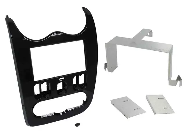 CONNECTS2 Premium monteringskit 2-DIN Duster/Logan/Sandero (2010-2013) Sort 