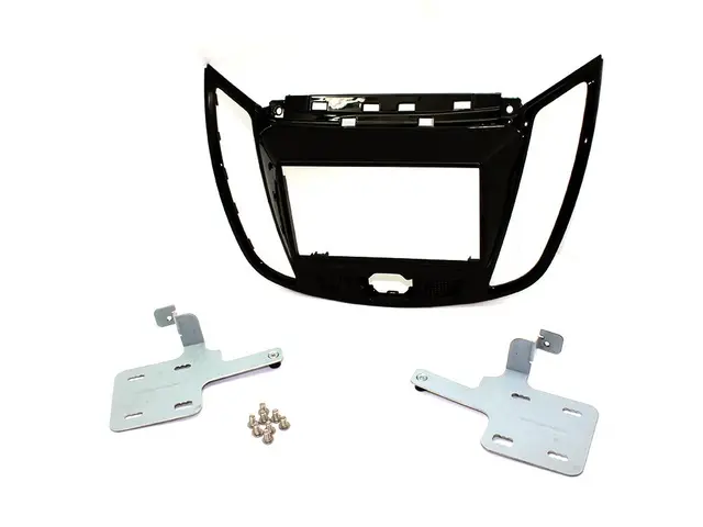 CONNECTS2 Premium monteringsramme 2-DIN C-Max/Kuga (2011 - 2018) Piano sort 