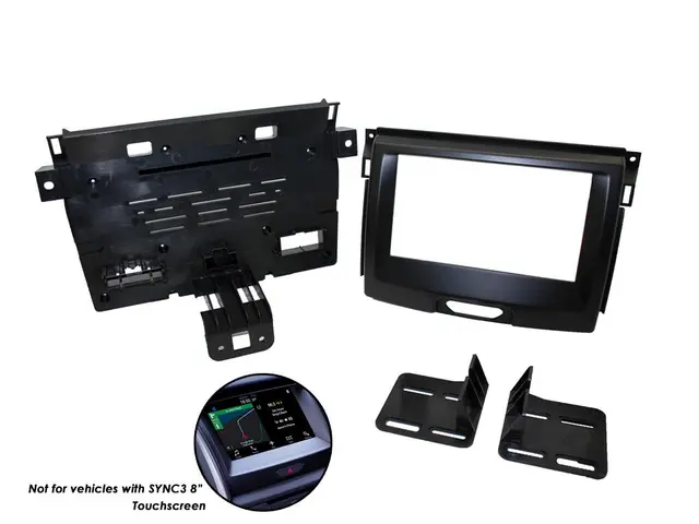 CONNECTS2 Premium monteringskit 2-DIN Ford Ranger (2016 -->) u/Sync3 