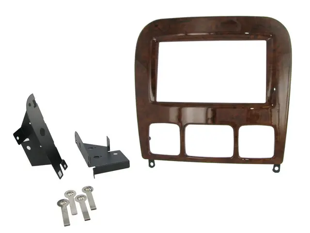 CONNECTS2 Monteringsramme 2-DIN MB S-klasse (1999 - 2005) "wood" 