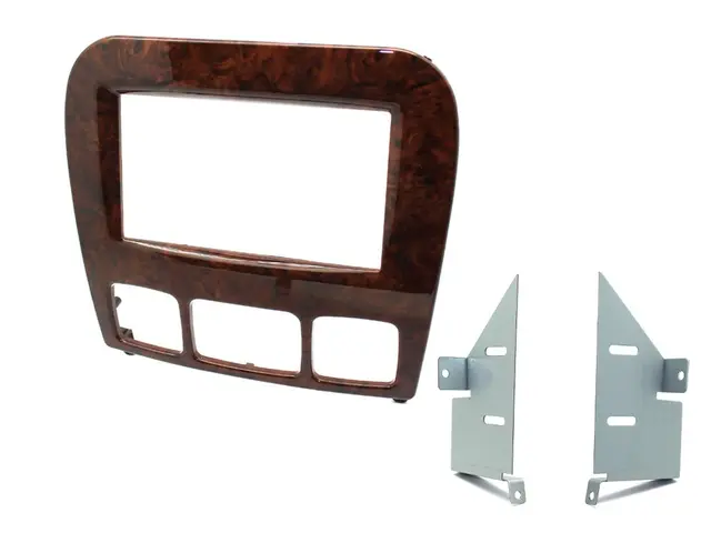 CONNECTS2 Monteringsramme 2-DIN MB S-klasse (1999 - 2005) "wood" 