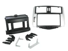 CONNECTS2 Premium monteringsramme 2-DIN Land Cruiser 150 (2009 - 2013) Sølv