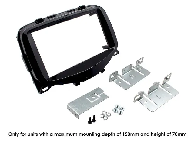 CONNECTS2 Premium monteringskit 2-DIN Aygo/108/C1 (2014-->) Pianosort 