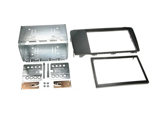 CONNECTS2 Premium monteringsramme 2-DIN Volvo S60/V70/XC70 (2001 - 2005) Grå 