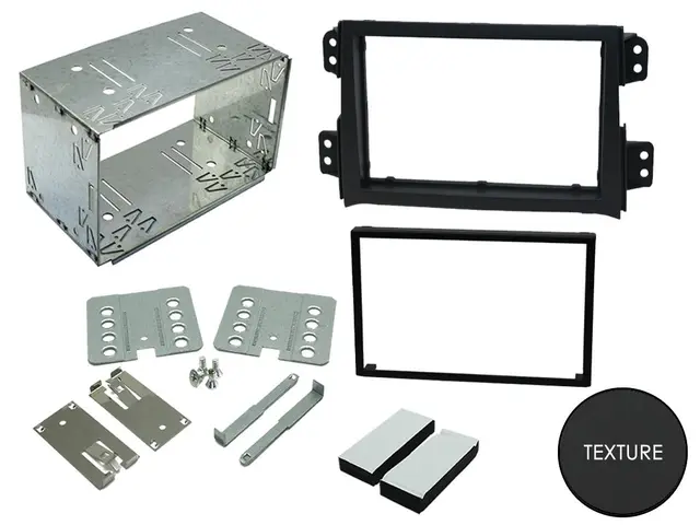 CONNECTS2 Premium monteringskit 2-DIN Opel Agila (2008 - 2015) Sort 