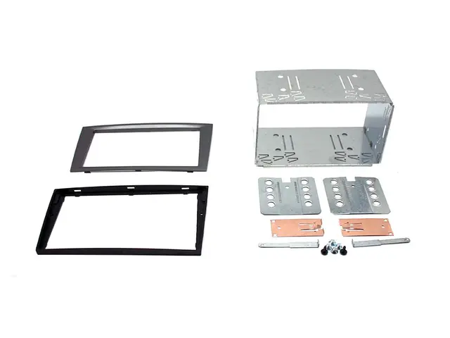 CONNECTS2 Premium monteringskit 2-DIN Opel - Headunits "uten knekk" Anthracite 