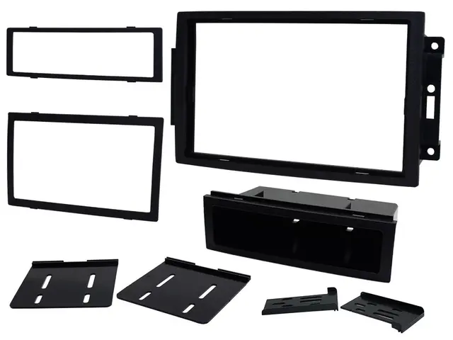 CONNECTS2 monteringsramme 1-DIN/2-DIN Chrysler/Dodge/Jeep (2005 - 2008) m/Navi 