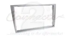 CONNECTS2 Monteringsramme 2-DIN Opel - Headunits "med knekk" Chrome