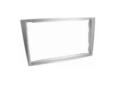 CONNECTS2 Monteringsramme 2-DIN Opel - Headunits "med knekk" Lys sølv