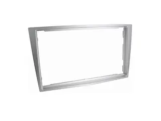 CONNECTS2 Monteringsramme 2-DIN Opel - Headunits "med knekk" Lys sølv