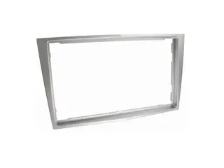 CONNECTS2 Monteringsramme 2-DIN Opel - Headunits "med knekk" Mørk sølv