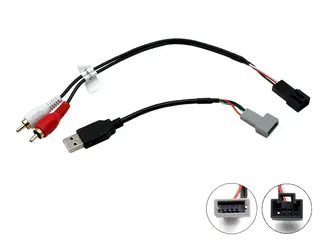 Connects2 adapter - Beholde USB/AUX Ssang Yong Tivoli (2016 -->) RCA