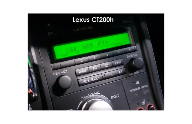 DENSION DAB/DAB+ MOTTAKER Spesialutgave kun til forhandlerbruk! 