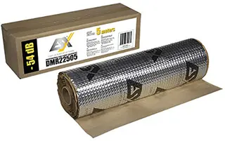 ESX dempematte på rull 2,5m2 Rull med lyd dempematte, 0.5x5m