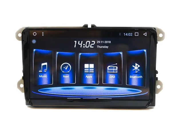 HARDSTONE Android headunit - 9" VW/Skoda RCD/RNS-formfaktor 