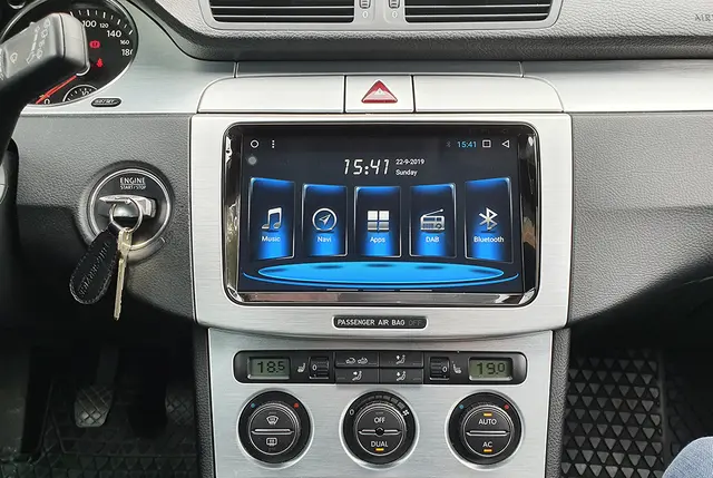 HARDSTONE Android headunit - 9" VW/Skoda RCD/RNS-formfaktor 