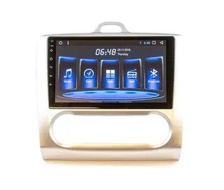 HARDSTONE Android headunit - 9" Ford Focus (2008 - 2010) m/Auto AC