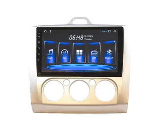 HARDSTONE Android headunit - 9" Ford Focus (2008 - 2010) m/Manuell AC