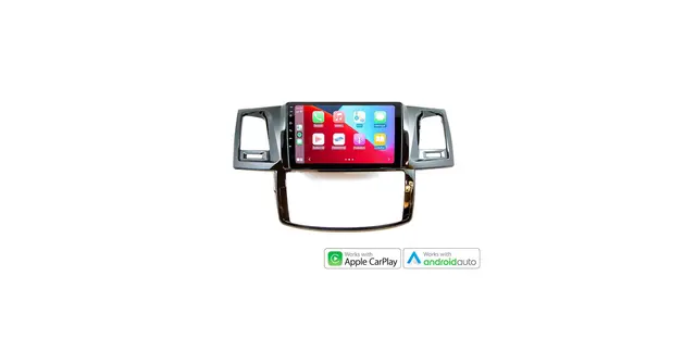 HARDSTONE 9" Apple CarPlay/Android Auto Toyota Hilux 2012-2015 med Manuell AC 