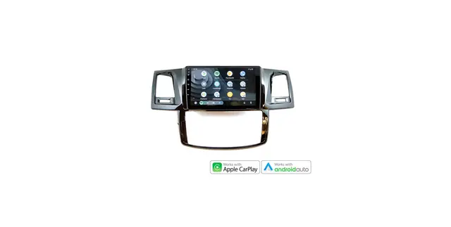 HARDSTONE 9" Apple CarPlay/Android Auto Toyota Hilux 2012-2015 med Manuell AC 