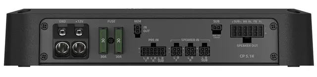 Hertz Cento CP5.1K femkanals forsterker 80 W x 4 + 330 W RMS (4 ohm) 