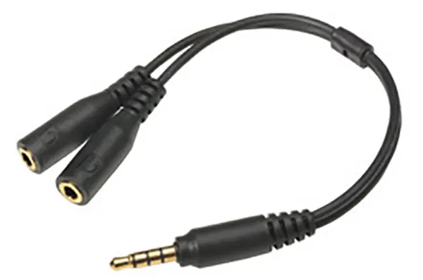 Hertz HMAC35Y splitter 3,5mm jack For HMR10D, HMR20DAB og HMR50DAB 
