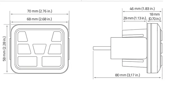 Hertz HMCU1 fjernkontroll For HMR10D, HMR20DAB og HMR50DAB 