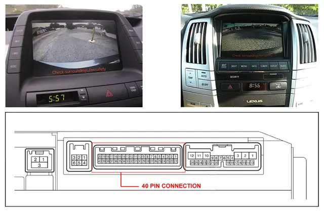 InCarTec Ryggekamera interface Toyota/Lexus (2005 - 2009) 