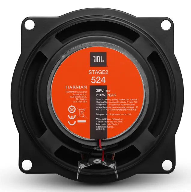 JBL Fulltone STAGE2, 5¼" 210W MAX, 5¼", 2-veis 