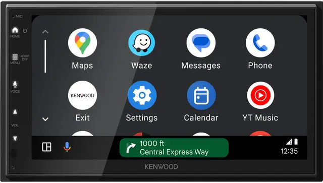KENWOOD DMX5023DABS CarPlay Android Auto BT, DAB+, Shortbody, A.Auto, CarPlay ++ 