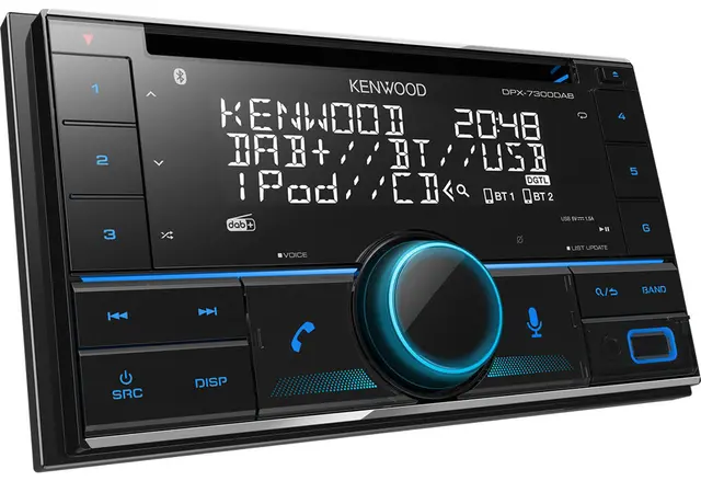 KENWOOD DPX7300DAB 2DIN CD RADIO DAB BT USB/IPHONE 