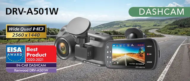 KENWOOD DRV-A501W DashCam DashCam med WiFi GPS App Link 