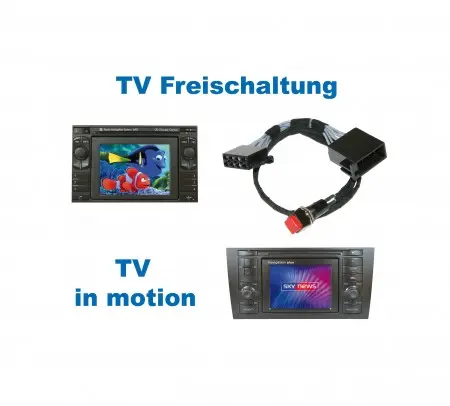 KUFATEC Video in motion interface VW m/MFD1 (4:3) Navigasjon 