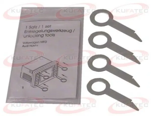 KUFATEC uttrekksverktøy VW/Ford/Audi/Seat/Skoda/Mercedes (4 x) 