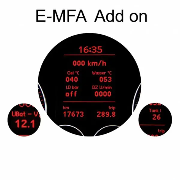 FISCON BASIC Blåtann handsfreesett Volkswagen m/MFA+ display 