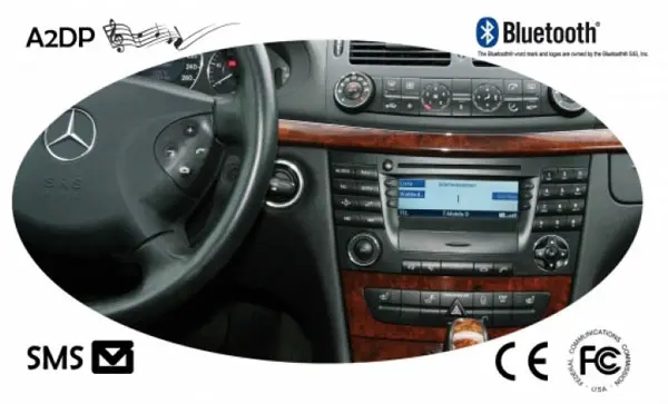 FISCON PRO Blåtann handsfreesett Mercedes Benz Audio 20/ APS 50/ Command 