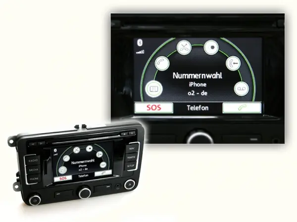 KUFATEC Blåtann handsfreesett VW m/RNS-315 